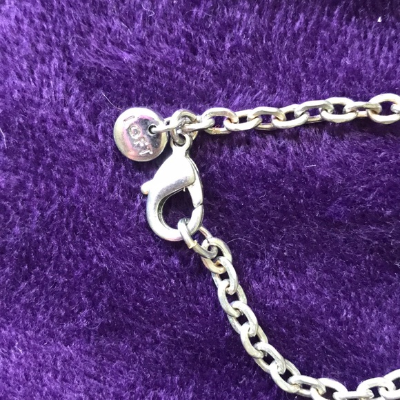 Loft Blue Beads Silver Necklace - Picture 2 of 6